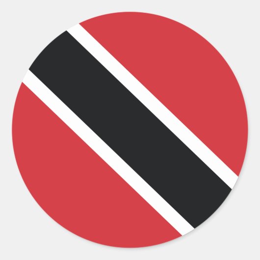 Trinidad and Tobago National Flag Sticker (Vorderseite)
