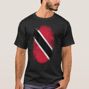 Trinidad- and Tobagoflaggen-Andenken - beunruhigt T-Shirt