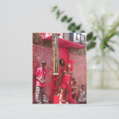 Trinidad Carnival 2006 Postkarte (Stehend Vorderseite)