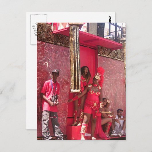 Trinidad Carnival 2006 Postkarte (Vorne/Hinten)