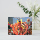 Trinidad Carnival Postkarte (Stehend Vorderseite)