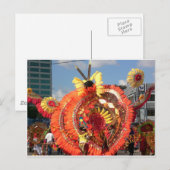 Trinidad Carnival Postkarte (Vorne/Hinten)