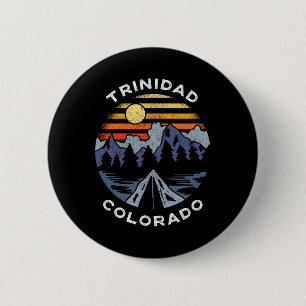 Trinidad Colorado Berge Urlaub Camping Button