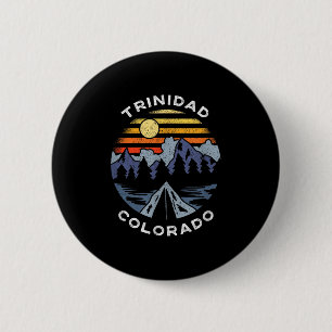 Trinidad Colorado Berge Urlaub Camping Button