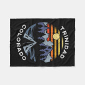 Trinidad Colorado Berge Urlaub Camping Fleecedecke (Vorderseite (Horizontal))