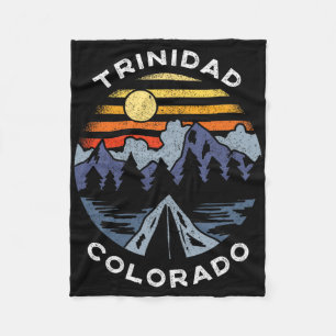 Trinidad Colorado Mountains Urlaub Camping Andenke Fleecedecke