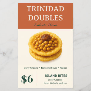 Trinidad Doubles Authentischer Geschmack Kleinunte Flyer