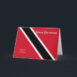 Trinidad Feiertagskarte<br><div class="desc">Ausgewählt entworfen mit der Fahne von trinidad von ralph klangen für immer schreiben inc</div>