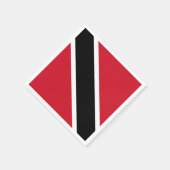 Trinidad Flag Napkins Serviette (Ecke)