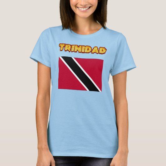 Trinidad, Flagge Trinidad T-Shirt (Vorderseite)