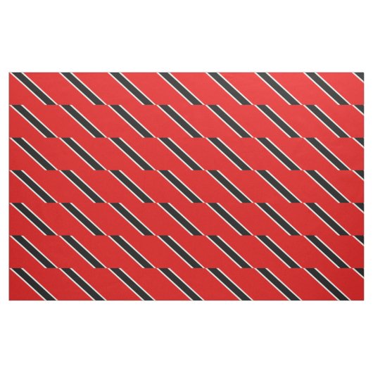 Trinidad-Flaggen-Gewebe Stoff (Fat Quarter (45,7 x 55,9 cm))