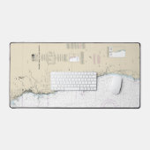 Trinidad Head auf Cape Blanco Seekarte 18600 Schreibtischunterlage (Tastatur & Maus)