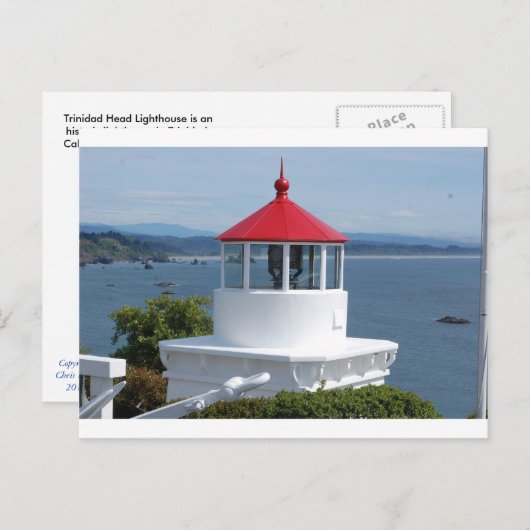 Trinidad Head Lighthouse Postkarte (Vorne/Hinten)