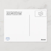 Trinidad Head Lighthouse Postkarte (Rückseite)