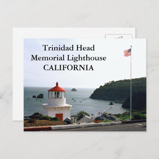 Trinidad Head Memorial Lighthouse, California Post Postkarte (Vorne/Hinten)