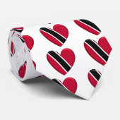 Trinidad-Herz-Flaggen-Krawatte Krawatte (Gerollt)