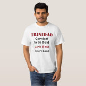 Trinidad-Karneval T-Shirt (Vorne ganz)