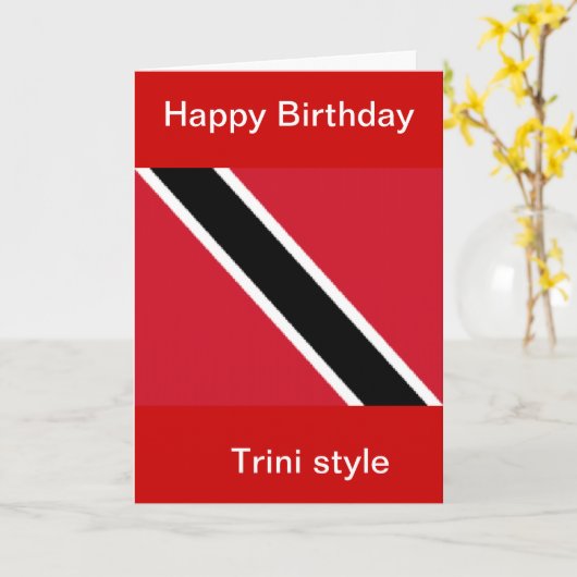 Trinidad Karte (Gelbe Blume)