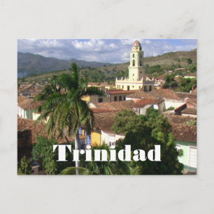 Trinidad, Kirche Saint Francis, UNESCO Postkarte