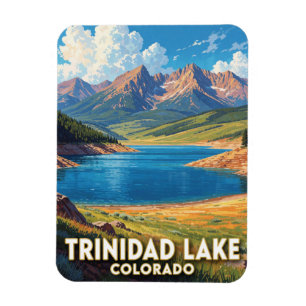 Trinidad Lake Colorado Szenario Magnet