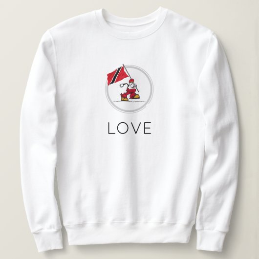 Trinidad Liebe | Modernes Minimalistisches Sweat-S Sweatshirt (Design vorne)