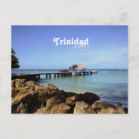 Trinidad Pier Postkarte (Vorderseite)