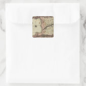Trinidad Quadratischer Aufkleber (Tasche)