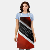 Trinidad Schürze, Mittel Schürze (Getragen)