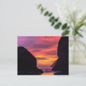 Trinidad Sunset Postkarte (Stehend Vorderseite)