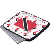 TRINIDAD TOBAGO Christlich Laptopschutzhülle (Vorne Knopf)