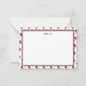 TRINIDAD TOBAGO Christlich Scripting Custom Mitteilungskarte (Vorderseite)