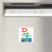 Trinidad & Tobago Dive - farbenfrohe Scuba Magnet (In Situ (Geschirrspüler))