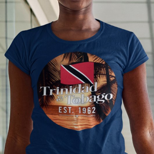 "Trinidad & Tobago Est. Sonnenuntergang 1962" mit T-Shirt