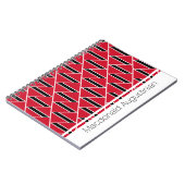 TRINIDAD TOBAGO FLAG - Individuelles Notebook-Jour Notizblock (Linke Seite)