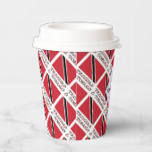 Trinidad Tobago Flag Personalisiert Pappbecher (Rechts)