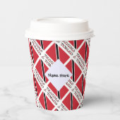 Trinidad Tobago Flag Personalisiert Pappbecher (Vorderseite)