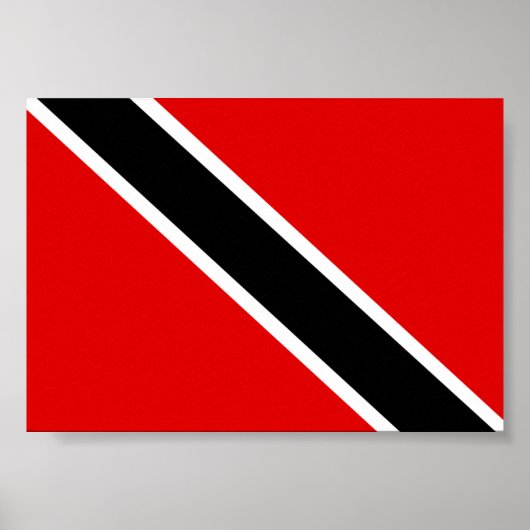 Trinidad Tobago Flag Poster (Vorne)