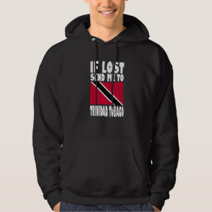 Trinidad Tobago-Flaggen-Design Wenn verloren, sch Hoodie