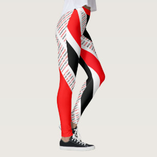 TRINIDAD & TOBAGO ROT WEISS & SCHWARZ T&T PATRIOT LEGGINGS