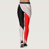 TRINIDAD & TOBAGO ROT WEISS & SCHWARZ T&T PATRIOT LEGGINGS (Rückseite)