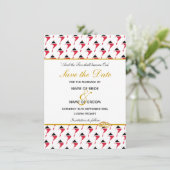 TRINIDAD TOBAGO Sonderveranstaltung Hochzeit Save The Date (Stehend Vorderseite)