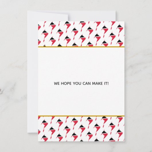 TRINIDAD TOBAGO Sonderveranstaltung Hochzeit Save The Date (Rückseite)