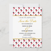 TRINIDAD TOBAGO Sonderveranstaltung Hochzeit Save The Date (Vorderseite)