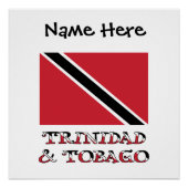 Trinidad-Tobago Trinidad Flag Personalisiertes Pos Poster (Vorderseite)