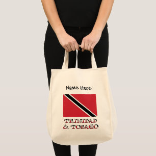Trinidad-Tobago Trinidad Flagge Personalisierte Ta Tragetasche