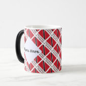 Trinidad - Tobago Trinidadian Flag Tiled Personal Verwandlungstasse (Vorderseite Links)