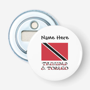 Trinidad Tobago Trinidadischer Flagge Personalisie Flaschenöffner
