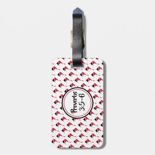 TRINIDAD TOBAGO Vertrauen Lord Proverbs Gepäck Gepäckanhänger (Rückseite vertikal)