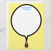 Trinidad Tobago Vortrag Frau Penguin Stationery (Vorne/Hinten)