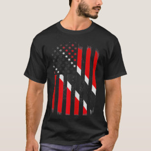 Trinidad und Amerika Flag Trinidadian oder Tobagon T-Shirt